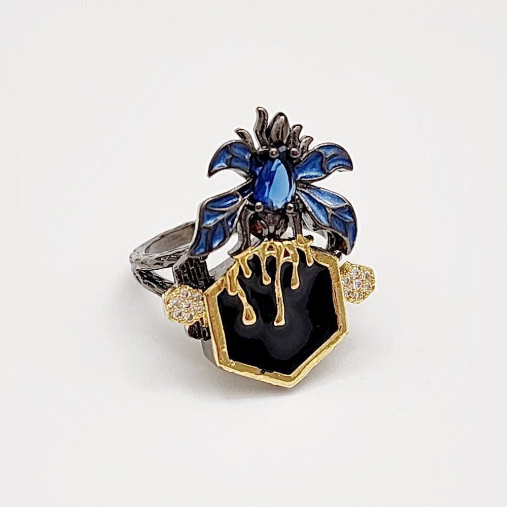 Halloween Spider Ring Size 7, 8, 9 NEW